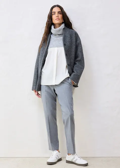 Tubeskjerf med ull og alpakkaull, bonprix