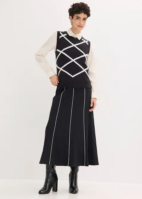 Vest med fj&aelig;rgarn, bonprix