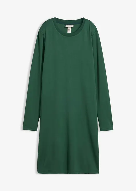 Trikotkjole i A-modell og viskosemiks, bonprix