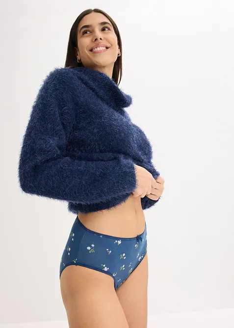 Maxitruse med behagelig bomull (5-pack), bonprix