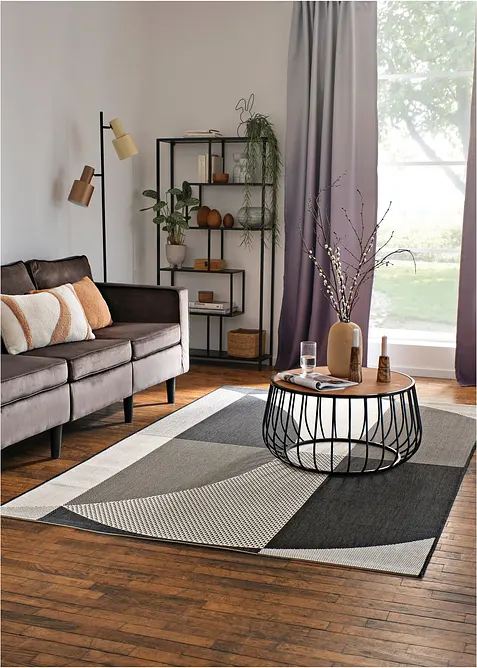 M&oslash;rkleggingsgardin med fargegradering (1-pack), bonprix