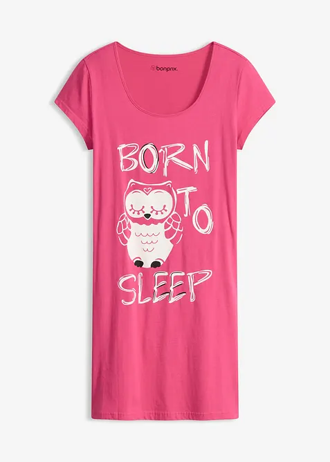 Kort nattkjole i 100% bomull, bonprix