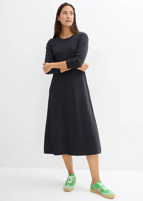 Jerseykjole i formstabil, 100% &oslash;kologisk bomull, bonprix