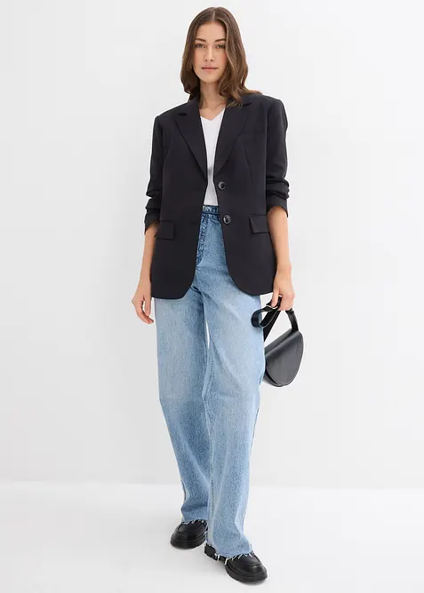 Topp i ribbemateriale (2-pack), bonprix