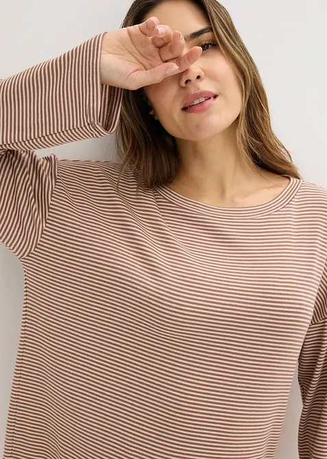 Oversized pyjamas i myk bomull, bonprix