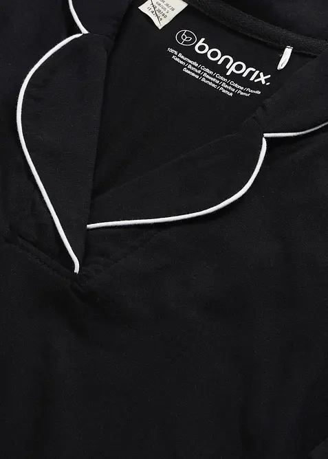 Nattskjorte av myk bomull, bonprix