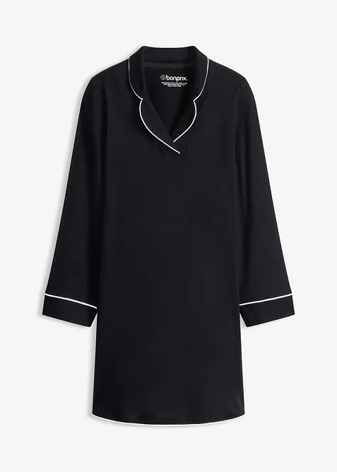 Nattskjorte av myk bomull, bonprix