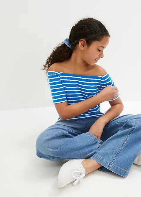 Wide Leg-jeans Mid Waist, bonprix