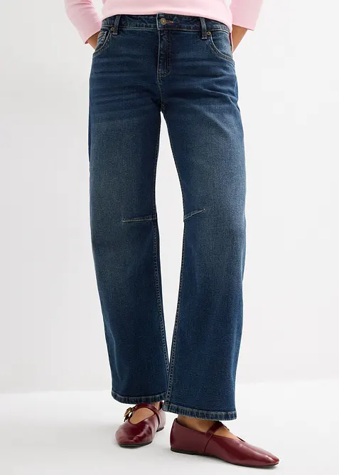 Barrel jeans, Mid Waist, bonprix