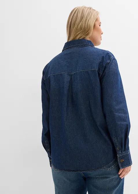 Denimtunika i &oslash;kologisk bomull, bonprix