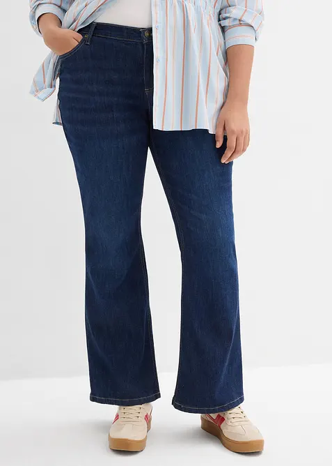 Flared jeans, Mid Waist, bonprix