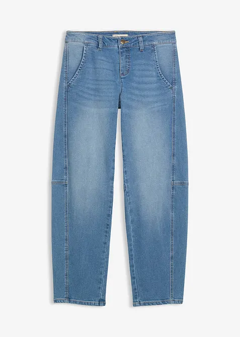 Barrel jeans Mid Waist, bonprix