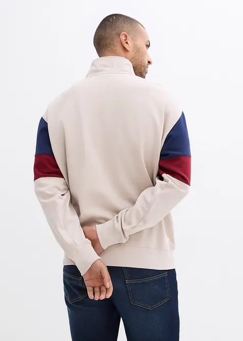 Sweatshirt i 100% &oslash;kologisk bomull, Loose Fit, bonprix