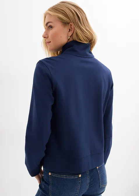 Sweatjakke i behagelig Punto di Roma-materiale, bonprix