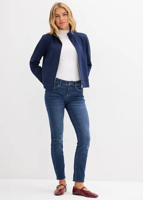 Sweatjakke i behagelig Punto di Roma-materiale, bonprix