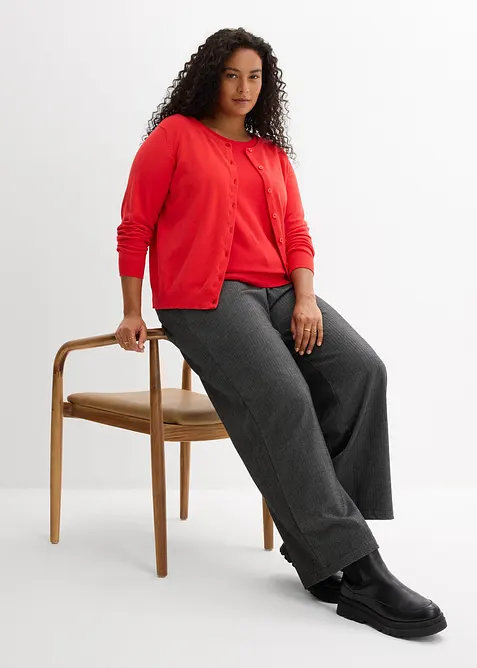 Finstrikket cardigan, bonprix