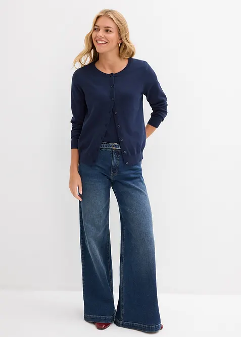 Finstrikket cardigan, bonprix