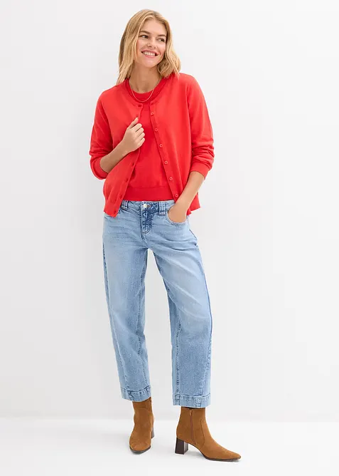 Finstrikket cardigan, bonprix