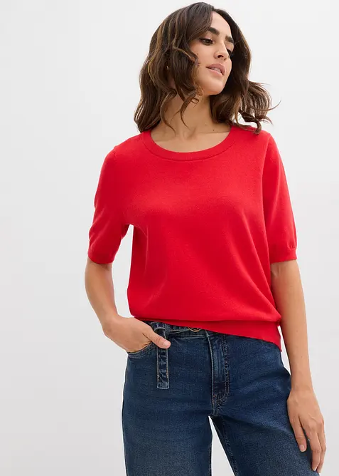 Finstrikket genser, bonprix