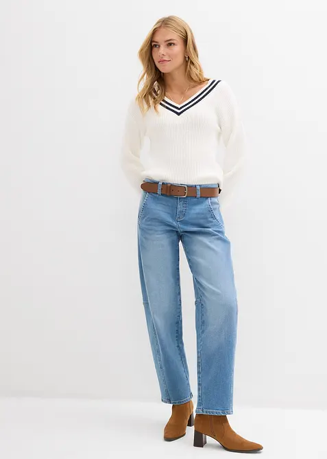 Genser i viskosemiks, bonprix