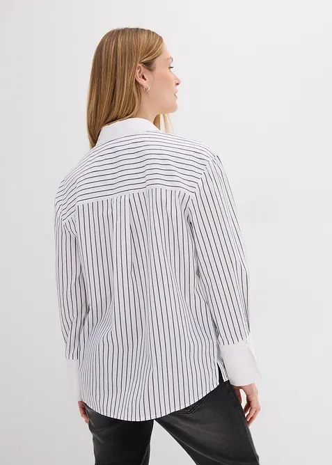 Oversized skjorte i 100% bomull, bonprix