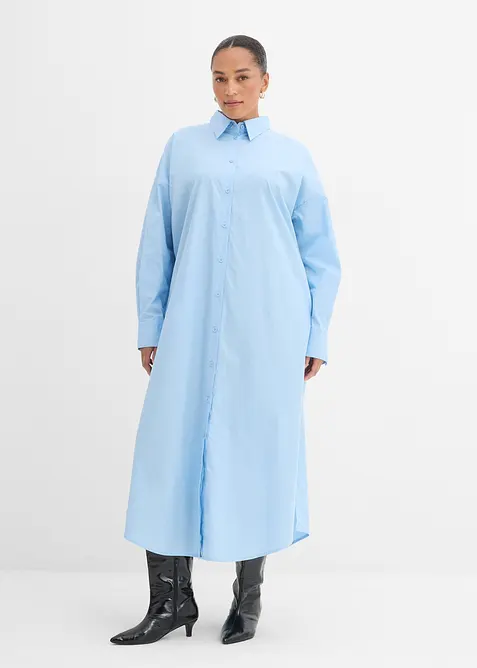 Skjortekjole i 100% bomull, bonprix