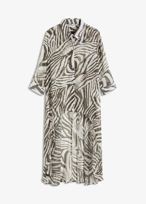 Lang chiffonbluse, bonprix