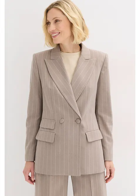 Blazer med n&aring;lestripe-m&oslash;nster, bonprix
