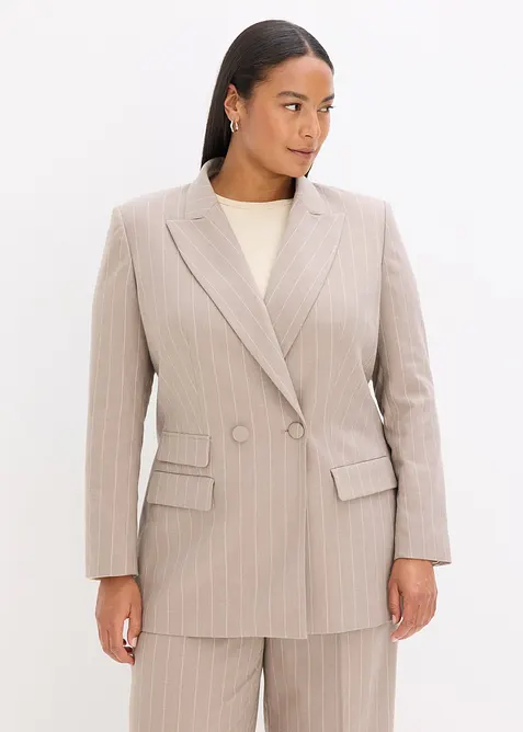 Blazer med n&aring;lestripe-m&oslash;nster, bonprix