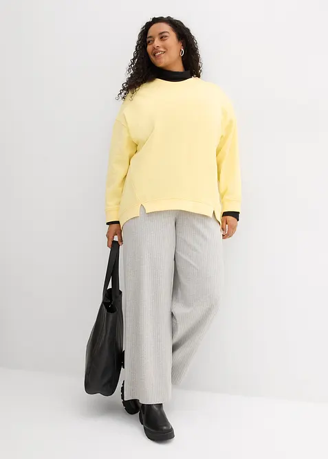 Jerseybukse av ribbet materiale (2-pack), bonprix