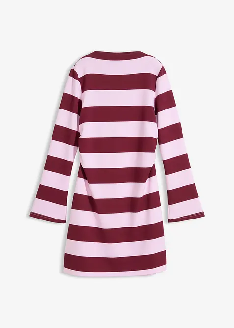 Trikotkjole med st&aring;krage, bonprix