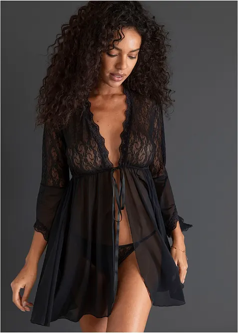 Kimono og stringtruse (2-delt sett), bonprix