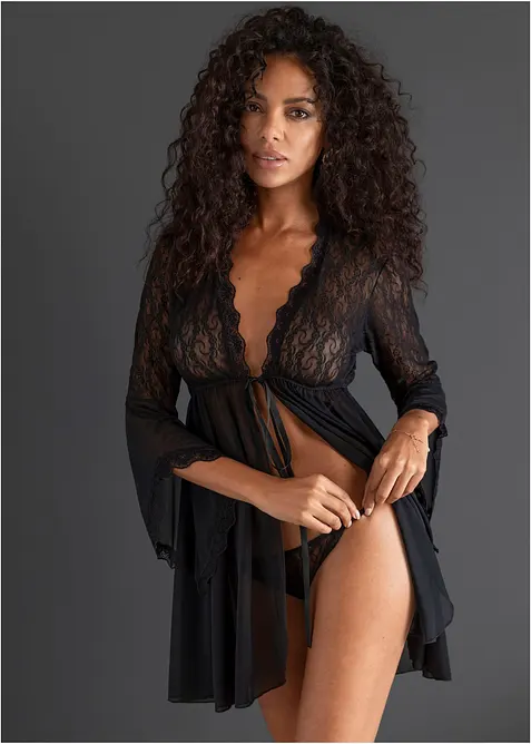 Kimono og stringtruse (2-delt sett), bonprix