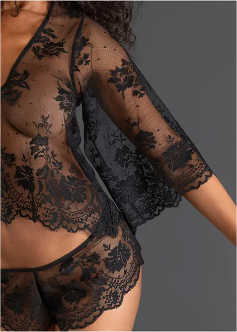 Langermet topp + panty (sett i 2 deler), bonprix