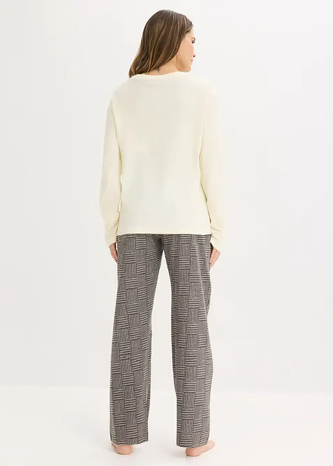 Pyjamas i myk bomull, bonprix