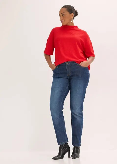 Topp i strukturert krepp, bonprix