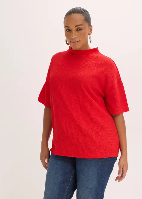 Topp i strukturert krepp, bonprix