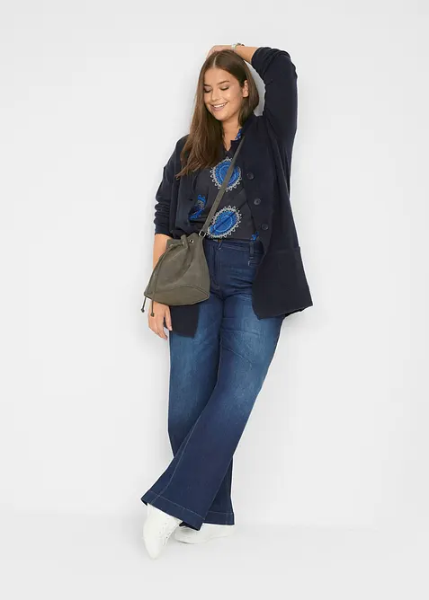 Tunikabluse i myk viskose, bonprix