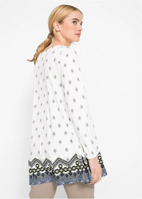 Trikottunika i bomull med viskose, bonprix