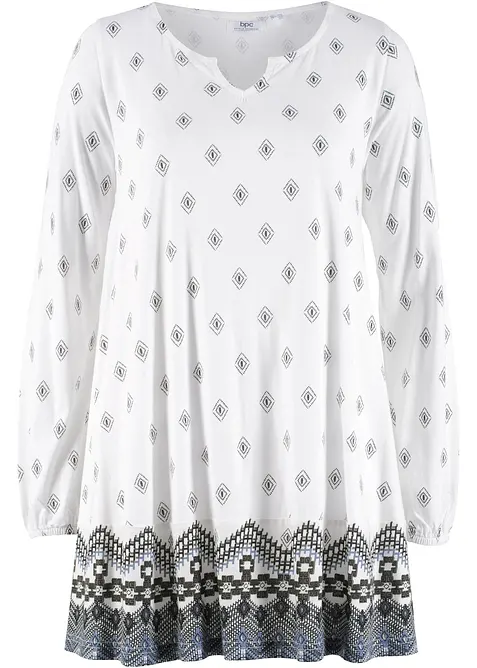 Trikottunika i bomull med viskose, bonprix