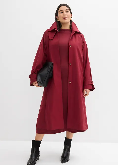 Maxikjole i finstrikk med kasjmir, bonprix