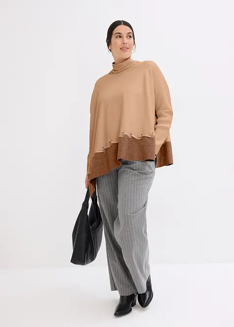 Finstrikket ponchogenser, bonprix