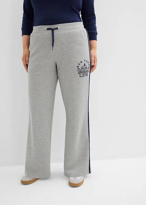 Joggebukse i myk bomullsmiks, bonprix