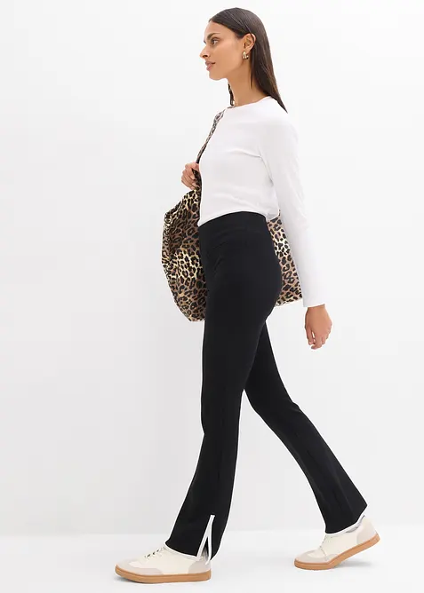 Bukse av Punt di Roma-materiale med splitter, bonprix