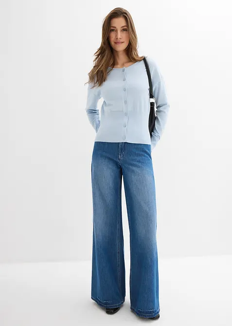 Finstrikket cardigan, bonprix