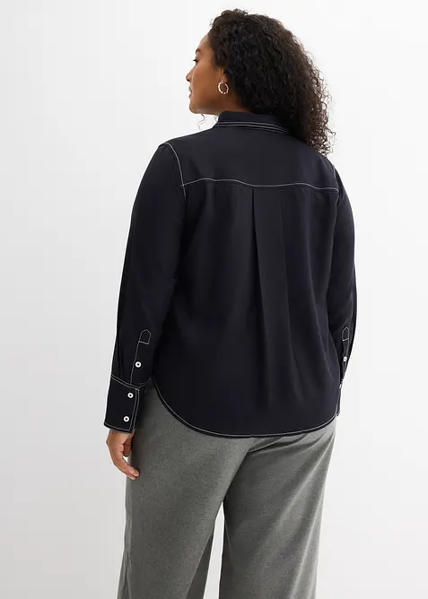 Bluse i lett viskose, bonprix