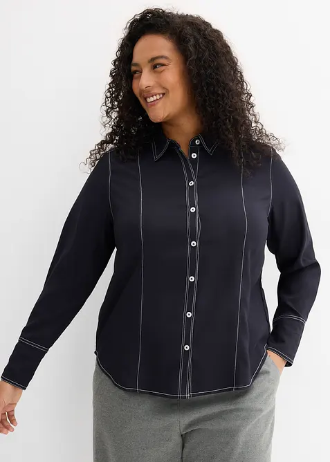 Bluse i lett viskose, bonprix