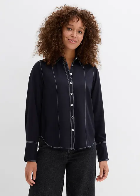 Bluse i lett viskose, bonprix
