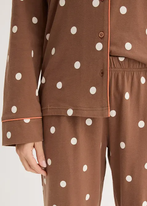 Pyjamas i myk bomull, bonprix