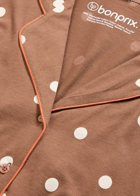 Pyjamas i myk bomull, bonprix